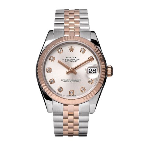 rolex datejust 31mm everose gold.